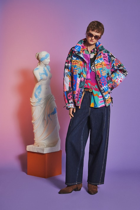 Kurtka damska z kolekcji Eviva L'arte kolor multicolor RS26-KUD254