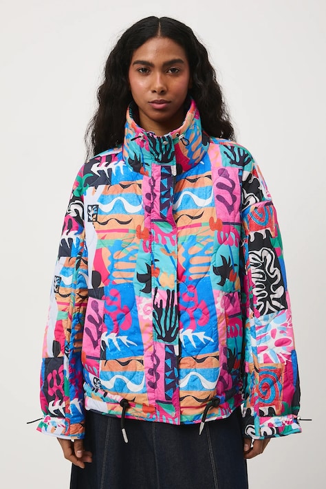 Medicine kurtka damska kolor multicolor przejściowa oversize