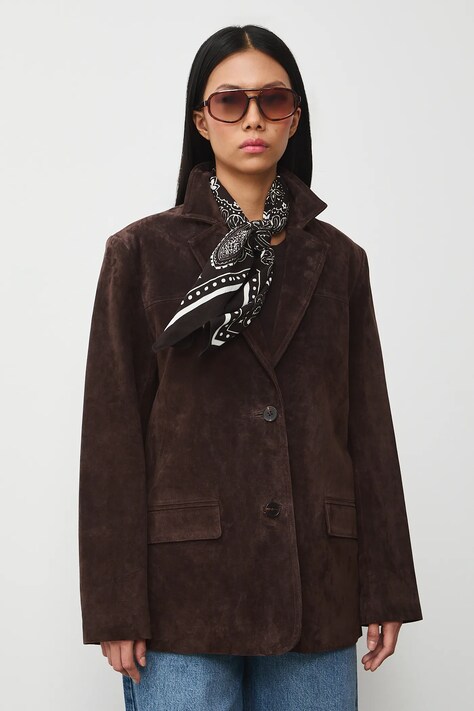 Sako Medicine dámske, hnedá farba, jednoradová, jednofarebná