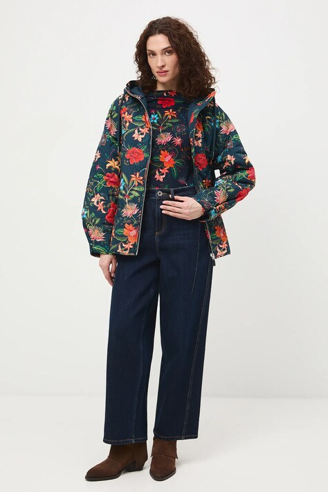 Medicine kurtka kolor czarny przejściowa oversize