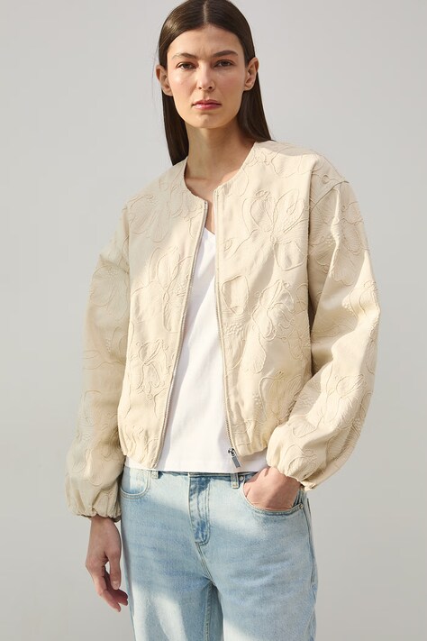 Medicine bomberka damska bawełniana beżowa