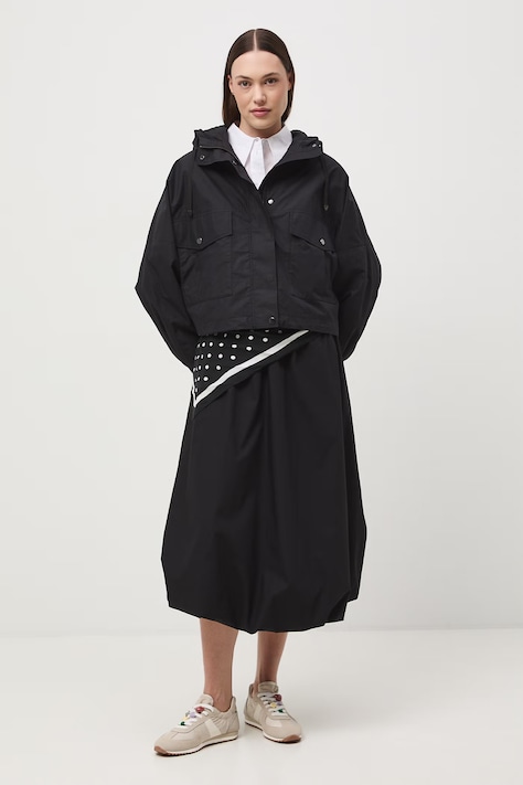 Medicine krótka kurtka damska z bawełny czarna