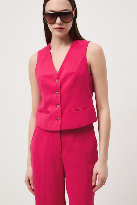 Medicine kamizelka damska z wiskozą różowa