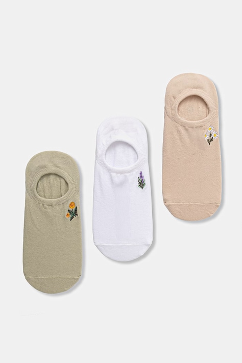 Skarpety stopki damskie 3-pack multicolor RS26-LGD501