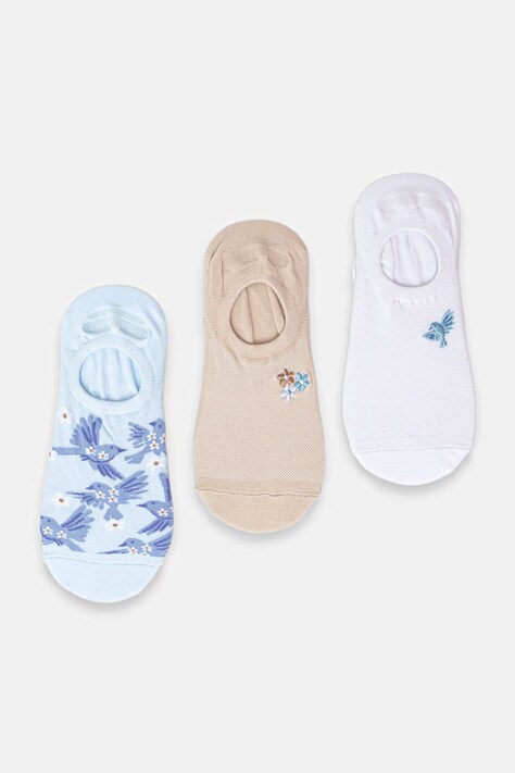 Medicine skarpety stopki damskie 3-pack multicolor