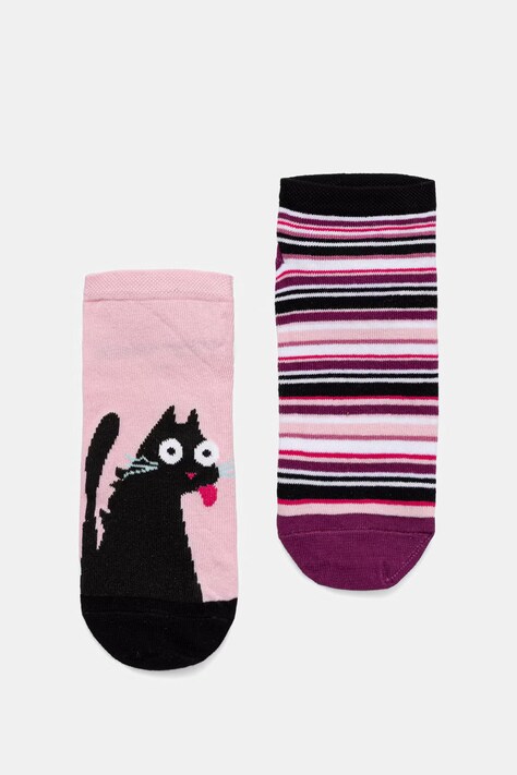 Medicine skarpety damskie bawełniane 2-pack wielokolorowe
