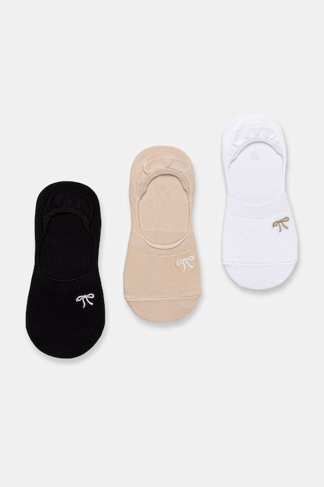 Medicine skarpety stopki damskie z bawełną 3-pack multicolor