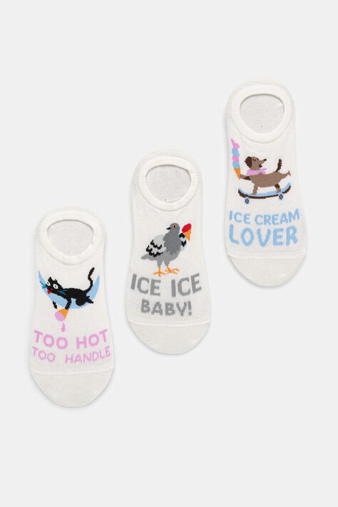 Medicine skarpety stopki damskie 3-pack multicolor