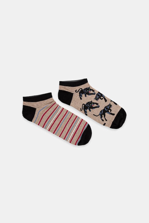 Skarpetki bawełniane męskie wzorzyste (2-pack) kolor multicolor RS26-LGM503