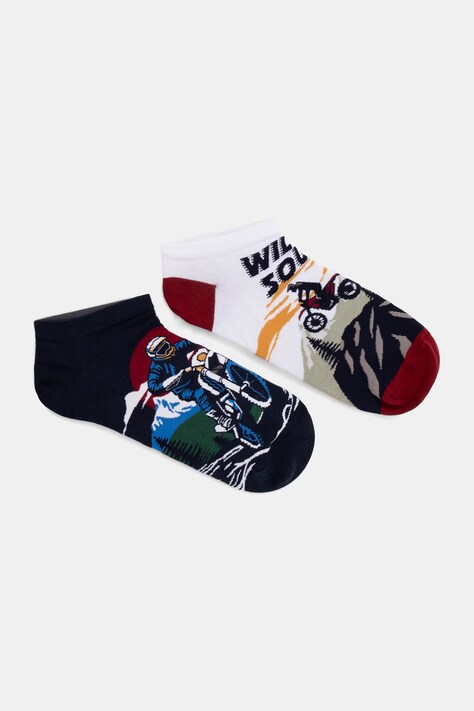 Medicine skarpetki bawełniane 2-pack kolor multicolor