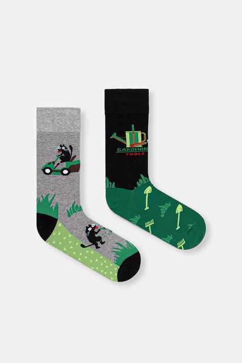 Medicine skarpety męskie bawełniane 2-pack multicolor