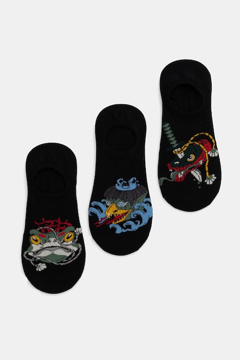 Skarpety stopki 3-pack męskie z włóknem bambusowym multicolor RS26-LGMB07