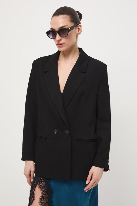 Medicine marynarka dwurzędowa damska czarna