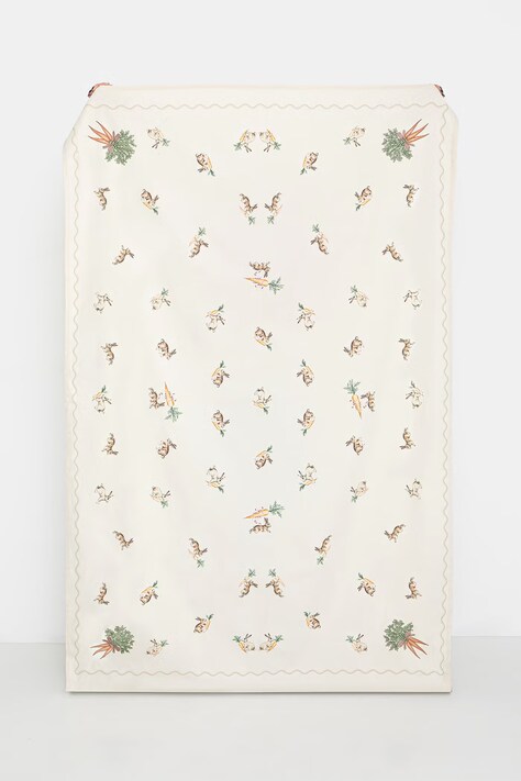 Βαμβακερό τραπεζομάντιλο Medicine χρώμα: μπεζ