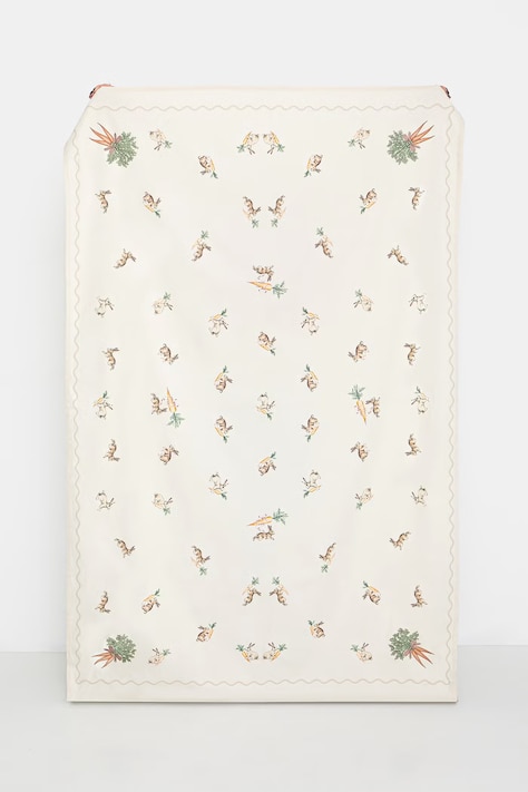 Βαμβακερό τραπεζομάντιλο Medicine χρώμα: μπεζ