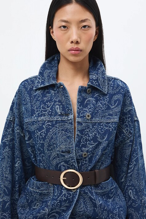 Medicine pasek damski kolor brązowy