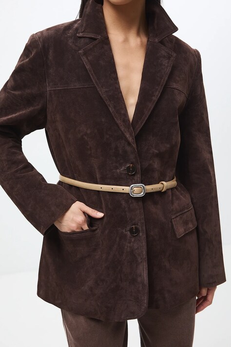 Medicine pasek damski kolor beżowy