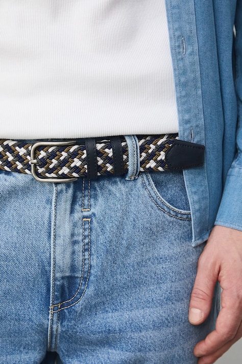 Pasek męski pleciony multicolor RS26-PAM706