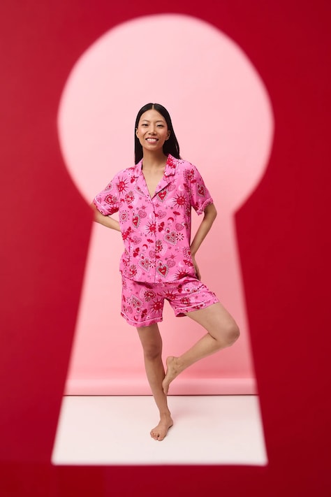 Pidžama Medicine za žene, boja: ružičasta