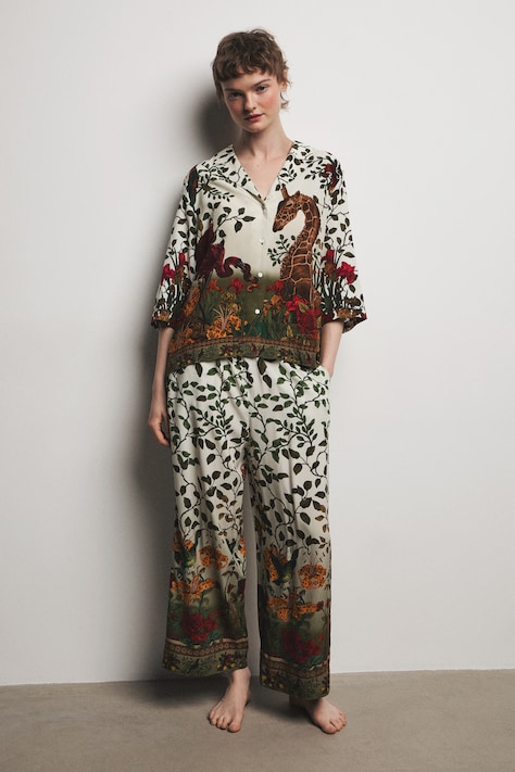 Medicine piżama damska z wiskozy multicolor