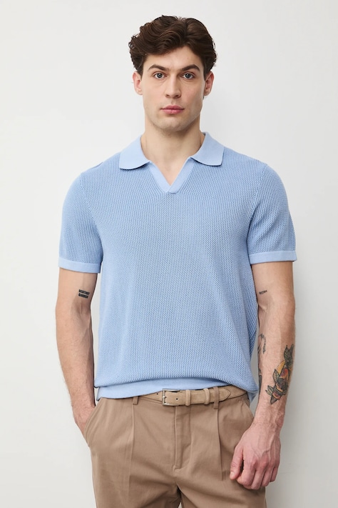 Polo mužské bavlněné modré RS26-POM304