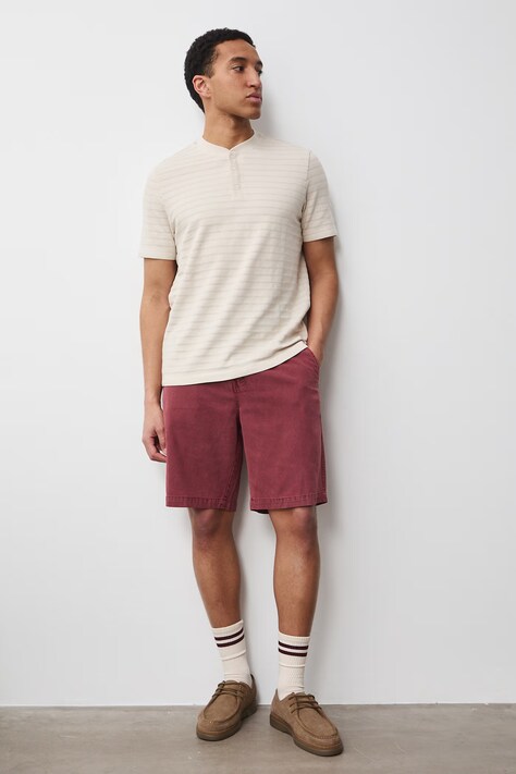 Medicine polo męskie z bawełną beżowe