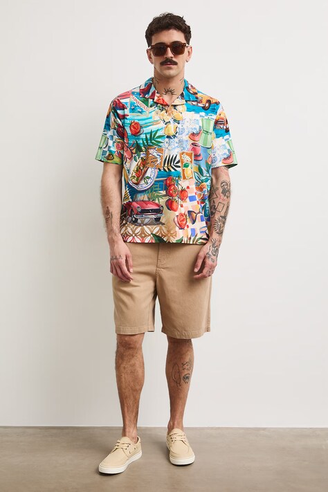 Medicine polo męskie bawełniane z elastanem multicolor
