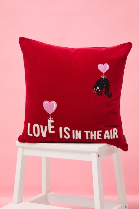 Poszewka dekoracyjna na poduszkę z kolekcji Valentine’s Day kolor czerwony RS26-PSU208