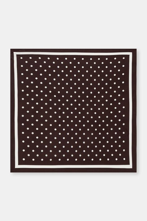 Medicine chusta damska z wiskozy brązowa