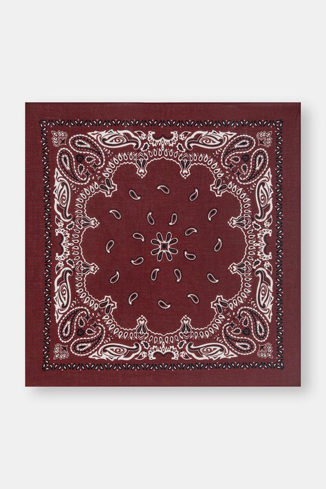 Medicine bandana męska bawełniana bordowa