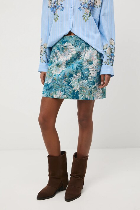 Medicine spódnica kolor multicolor mini prosta