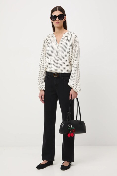 Medicine jeansy damskie kolor czarny