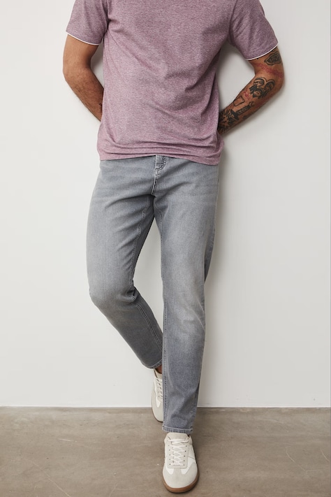 Medicine jeansy tapered męskie szare