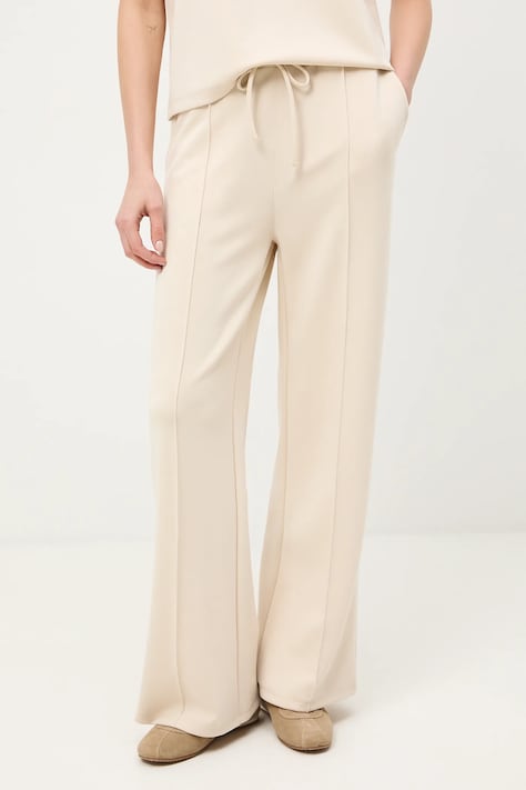 Tepláky béžová farba RS26-SPD403