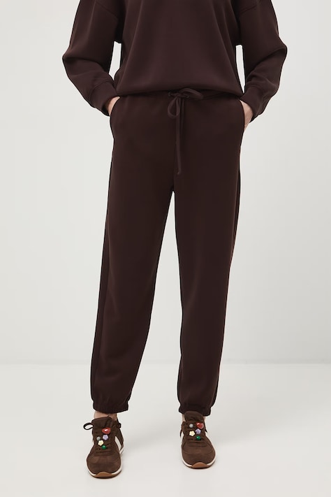 Tepláky hnedá farba RS26-SPD404