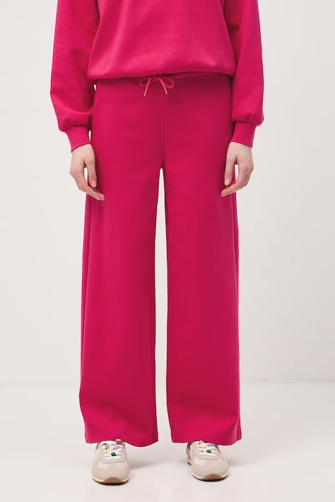 Medicine spodnie dresowe damskie różowe regular waist