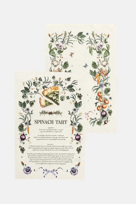 Ściereczki kuchenne z domieszką lnu wzorzyste (2-pack) kolor multicolor RS26-SRU400