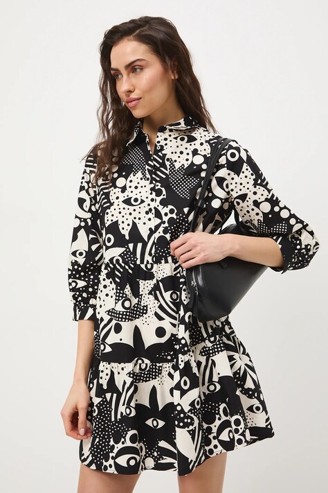 Medicine sukienka koszulowa multicolor