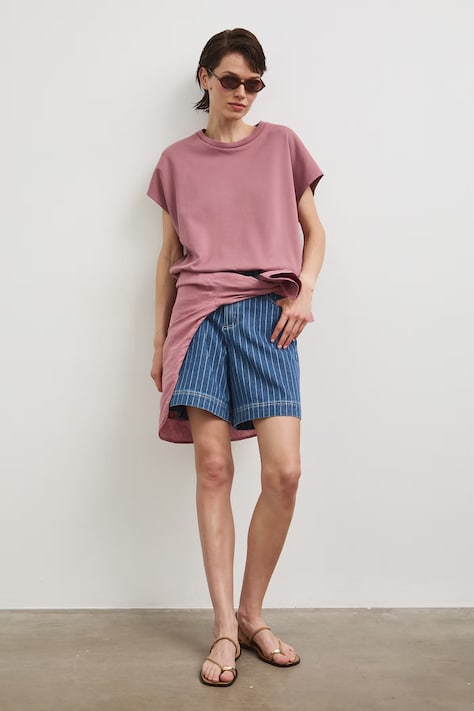 Šortky dámske rifľové modré RS26-SZD801