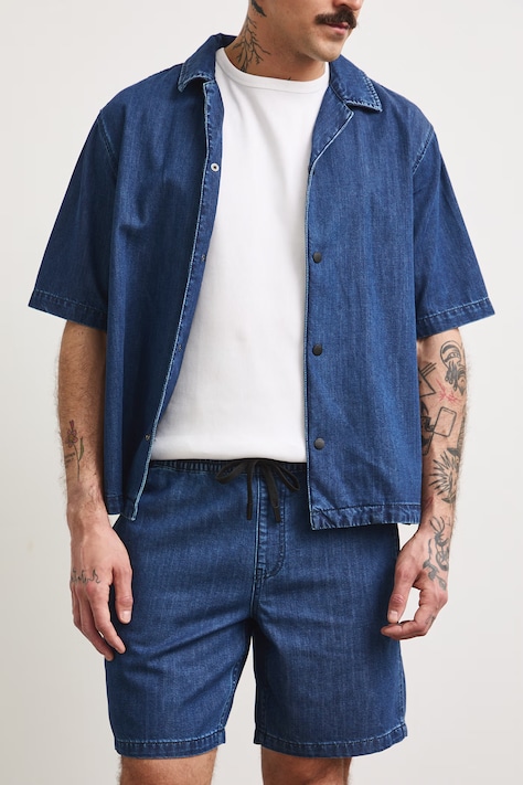 Medicine szorty męskie jeansowe granatowe