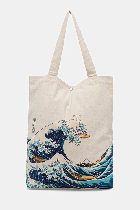 Medicine torba bawełniana kolor beżowy