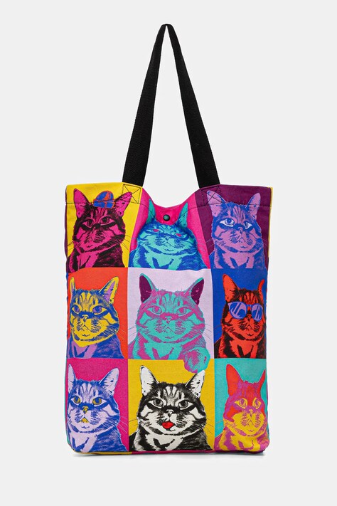 Medicine torba bawełniana kolor multicolor