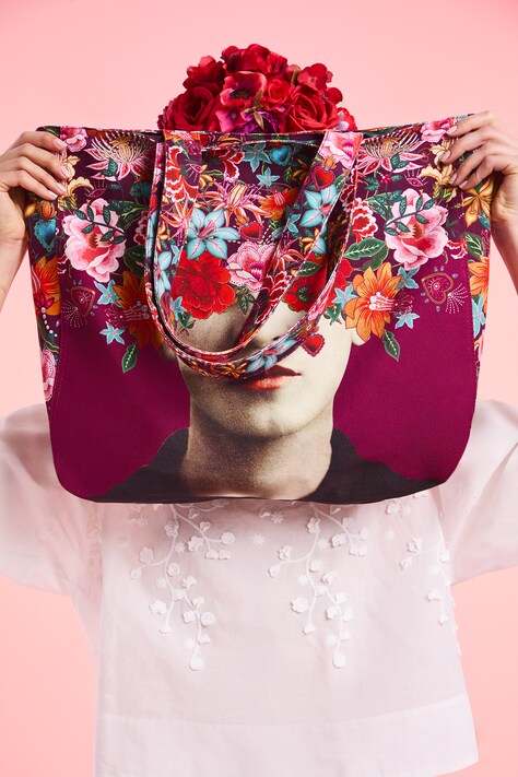 Bavlněná taška dámská se vzorem více barev RS26-TCD400