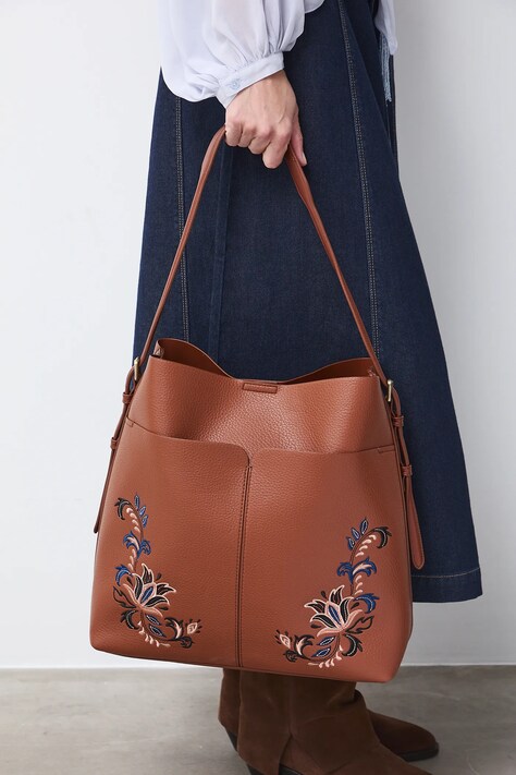 Medicine torebka kolor brązowy