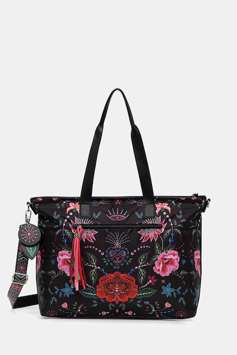 Kabelka vzorovaná čierna farba RS26-TOD406