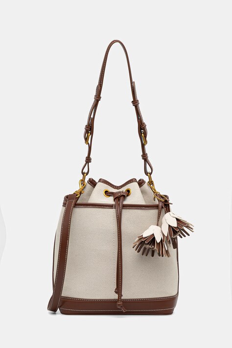 Medicine torebka worek damska beżowa