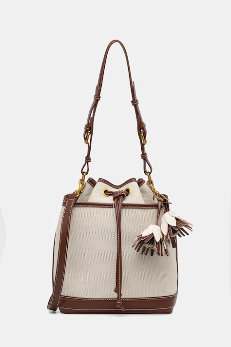 torebka worek damska beżowa RS26-TOD603