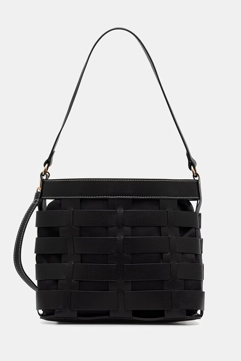 Medicine torba damska z imitacji skóry czarna