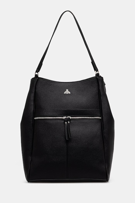 Medicine plecak damski z imitacji skóry czarny