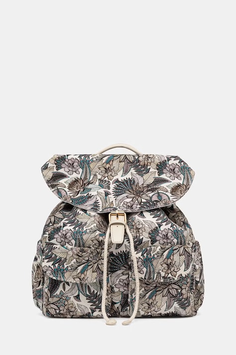 Medicine plecak damski bawełniany beżowy